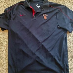 USC Trojans Nike Dri-Fit Men's Short Sleeve Polo - XL, Black
